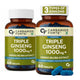 Triple Ginseng 1000mg Supplement with Ginkgo Biloba for Energy, Focus & Stamina