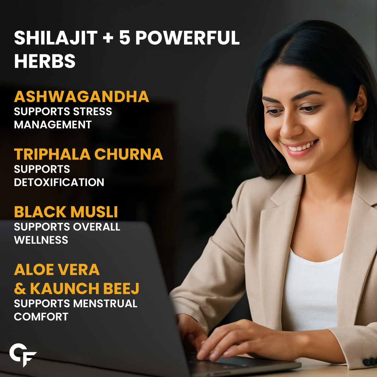 Himalayan Shilajit Capsules for Women - 60 Capsules - Carbamide Forte