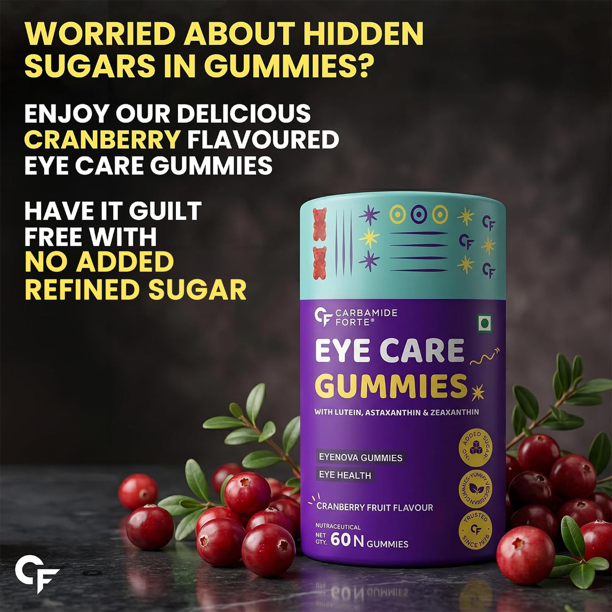 Eye Support Gummies – Lutein 10 mg, Zeaxanthin 2 mg