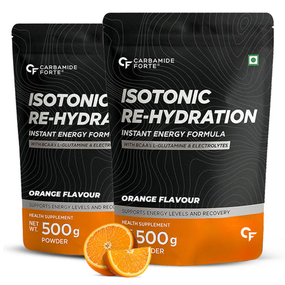 Isotonic Electrolyte Powder | BCAA | Glutamine Powder | Orange| 500g
