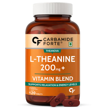 L-Theanine 200mg Tablets for Relaxation, Focus & Stress Balance – 120 Tablets