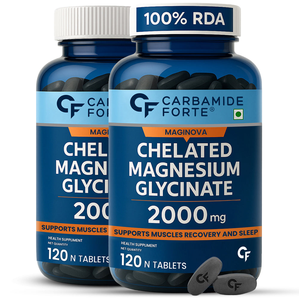 Chelated Magnesium Glycinate 2000 mg | Muscle Recovery & Sleep Support