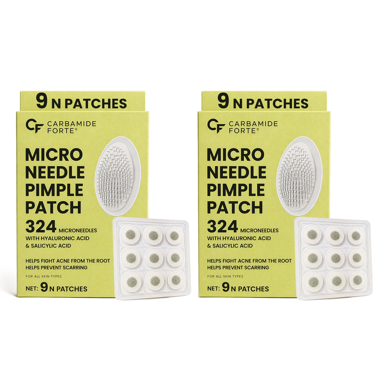 Microneedle Pimple Patches with Salicylic Acid - 9N Patches