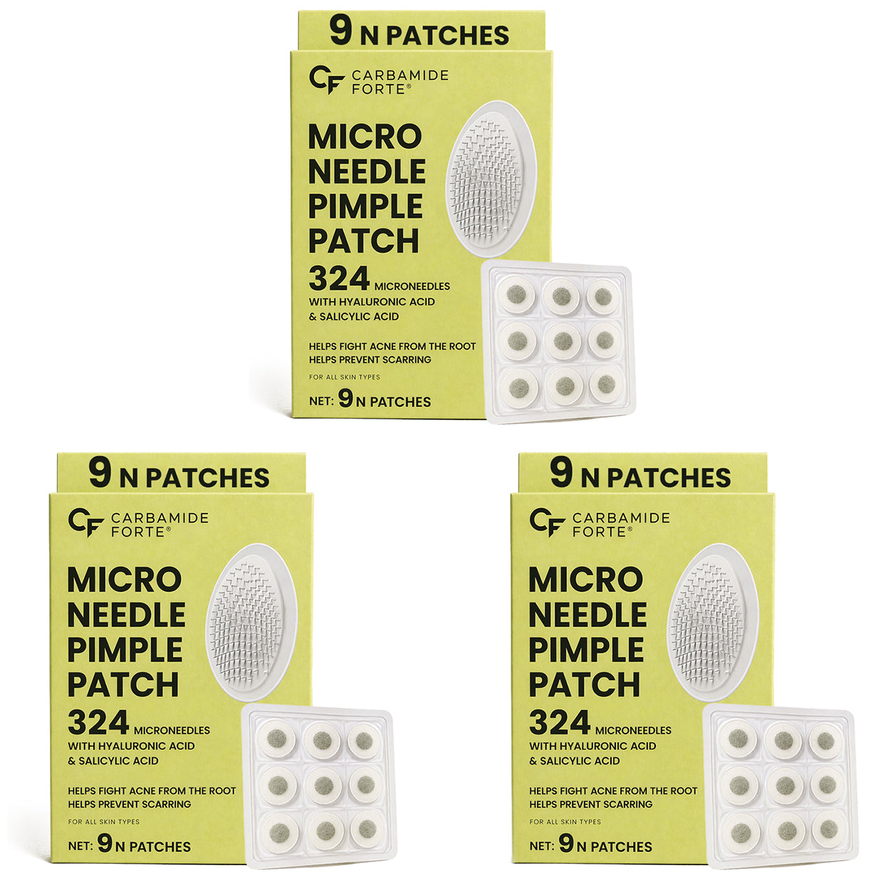 Microneedle Pimple Patches with Salicylic Acid - 9N Patches