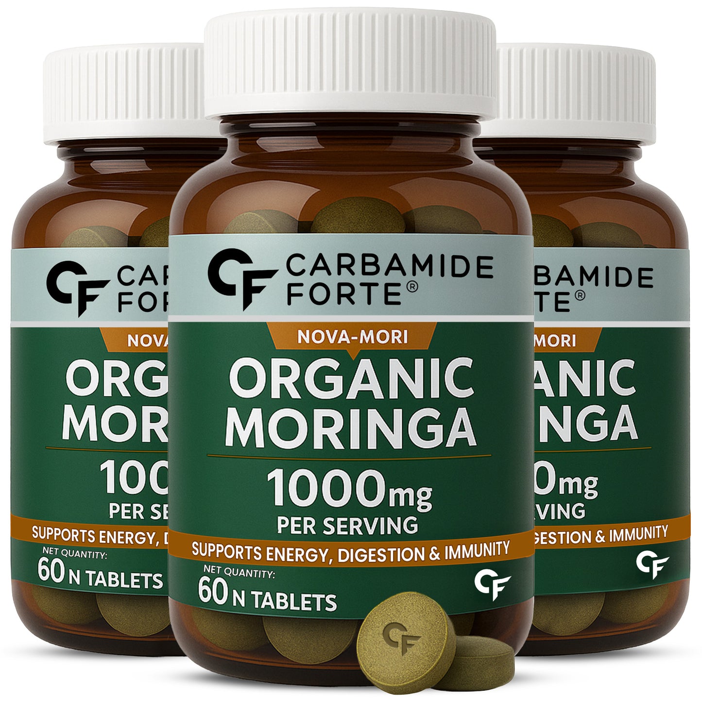 100% Organic Moringa 1000 mg | 60 Tablets