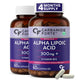 Alpha Lipoic Acid 300 mg | Vitamin B12 & Lycopene | 60 Capsules