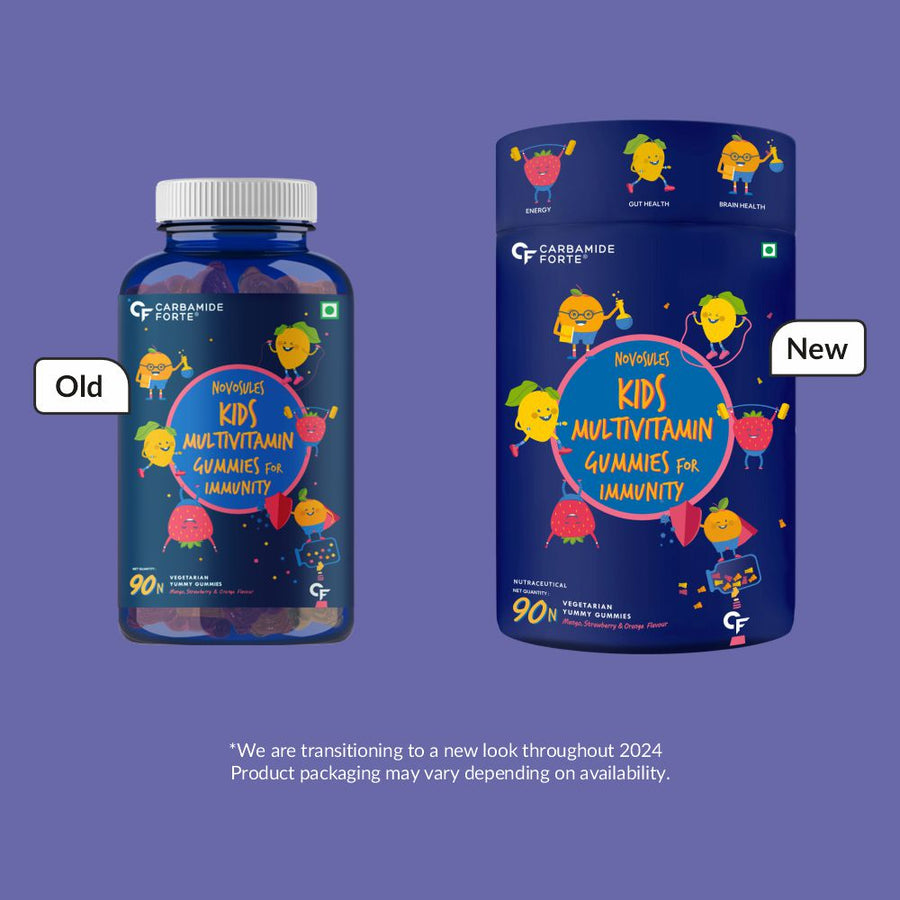 Carbamide Forte Multivitamin (90 Gummies) for Kids & Adults with Superfoods