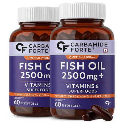 Fish Oil 2500 mg – 60 Capsules (Omega-3 1500 mg)