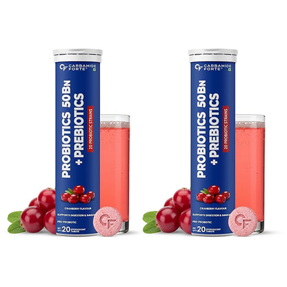 Probiotics with Prebiotic | Effervescent Tablets | 20 Tablets