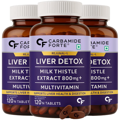 Milk Thistle 800 mg Tablets | Liver Detox Supplement | 120 Tablets