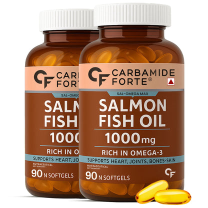 Omega 3 Fish Oil 1000 mg – Extra Virgin Salmon Oil for Daily Wellness