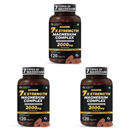 7X Strength Magnesium Supplement – 120 Tablets