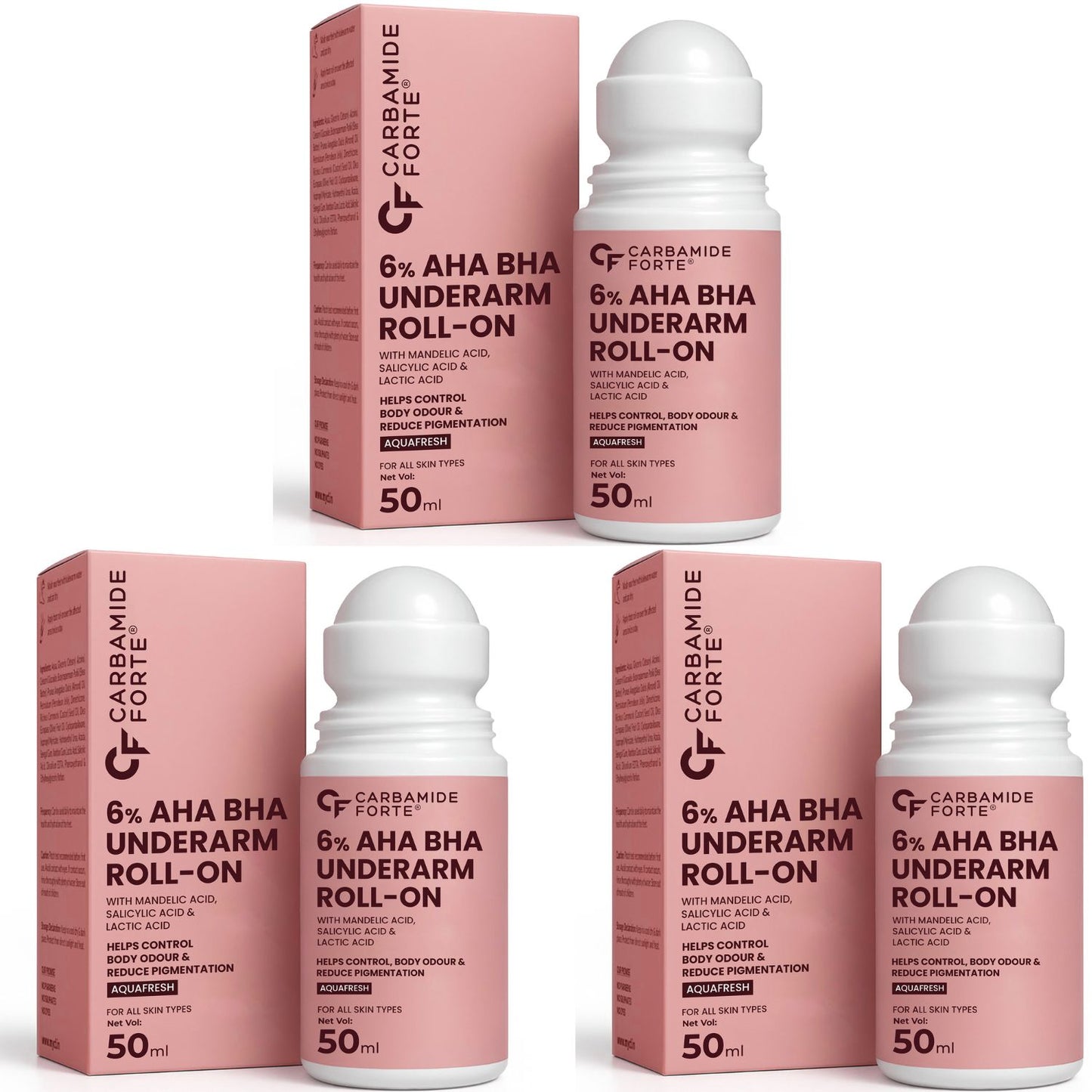 6% AHA BHA Underarm Roll On – Fades Pigmentation & Controls Body Odour