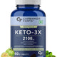 Carbamide Forte Keto Fat Burner Tablets with Garcinia Cambogia for Women and Men 2100mg with Green Coffee Bean Extract & Green Tea Extract - 60 Veg Tablets