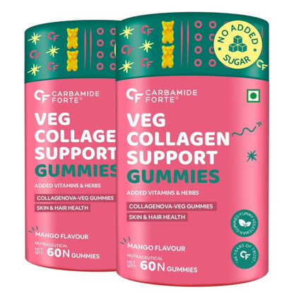 Veg Collagen Support Gummies – For Skin Glow & Hair Strength