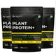 Carbamide Forte Vegan Protein Powder - Plant Based Protein Powder with Multivitamin, Minerals, Superfoods, Pea Protein, Digestive Enzymes | Plant Protein Powder - Alphonso Mango Flavour - 500g