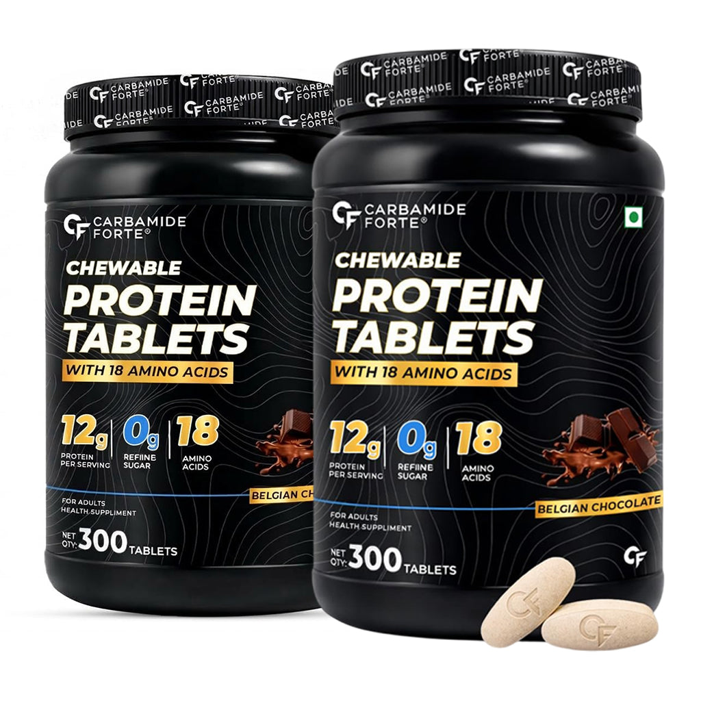 Protein Chewable Tablets with Whey Isolate – 12g Protein & 18 Amino Acids