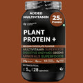 Plant Protein Powder | Pea & Brown Rice Blend | 1 Kg - Carbamide Forte - Belgian Chocolate