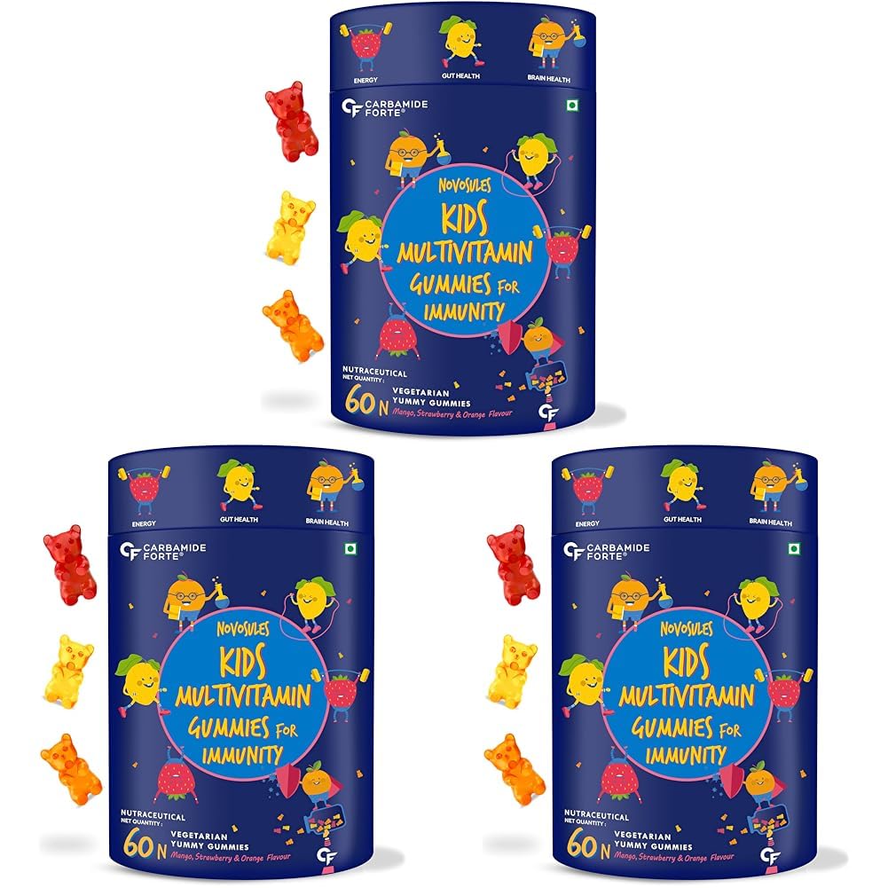 Carbamide Forte Multivitamin Gummy for Kids & Adults with Superfoods 60 Gummies