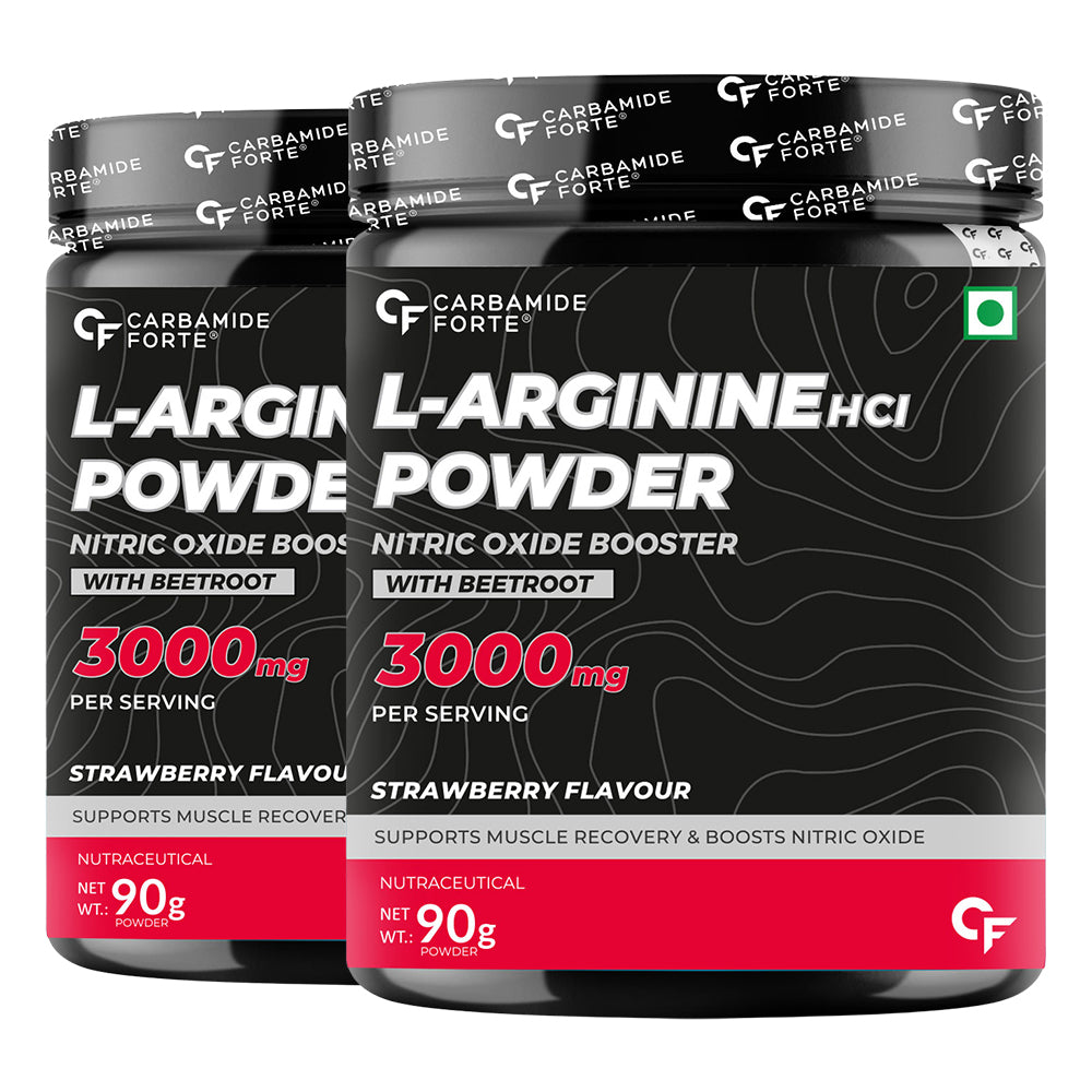 L‑Arginine Powder 3000 mg with Beetroot | Strawberry | 90g