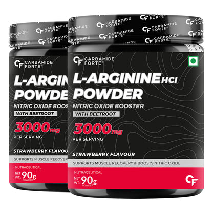L‑Arginine Powder 3000 mg with Beetroot | Strawberry | 90g
