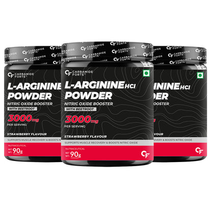 L‑Arginine Powder 3000 mg with Beetroot | Strawberry | 90g