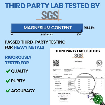 Chelated Magnesium Glycinate 2000 mg | Muscle Recovery & Sleep Support