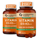 Vitamin D3 K2 Supplement | Veg D3 - Lichen - 60 Tablets
