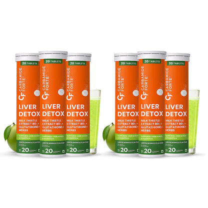 Liver Detox Effervescent Tablets for Daily Liver Health Support 60 Tablets