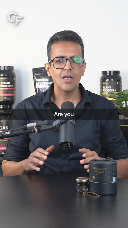 Shilajit Gold Resin for Men & Women – Himalayan Shilajit with Saffron & Swarna Bhasma (20g)