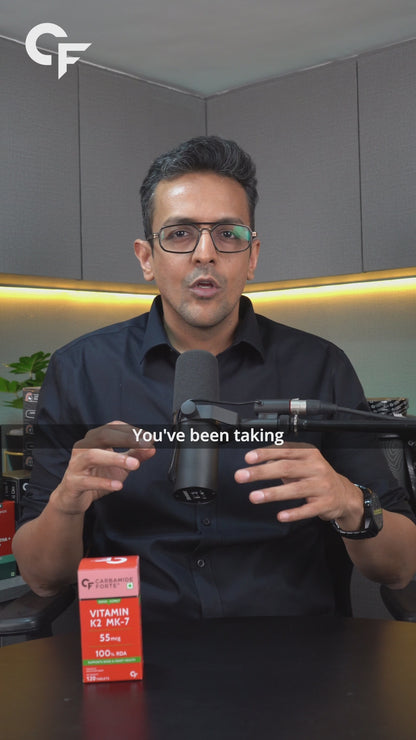 Vitamin K2 MK7 55 mcg 120 Tablets for Bones & Heart Health