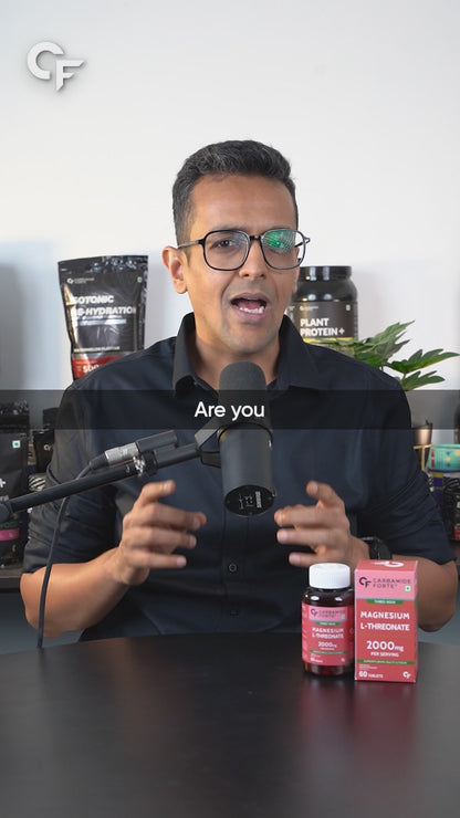 Magnesium L-Threonate Supplement – 2000 mg 60 Tablets