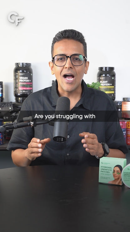 Hydrogel Under Eye Patches – Reduces Dark Circles, Puffiness & Fine Lines