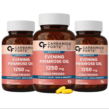 Carbamide Forte Evening Primrose Oil — 1250 mg Softgel Capsules