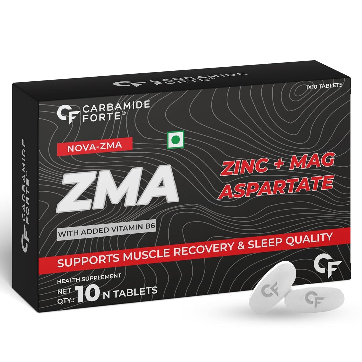 ZMA | Zinc, Magnesium & Vitamin B6 for Recovery | 10 Tablets