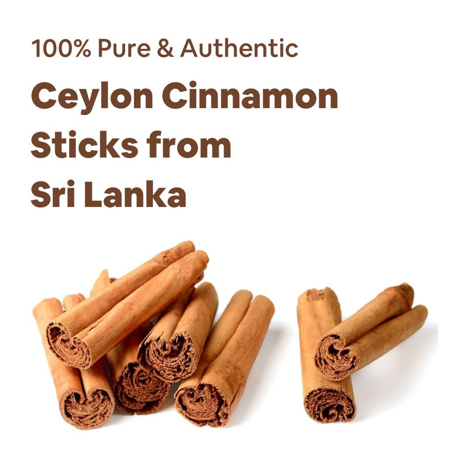 5:15PM Ceylon Cinnamon Sticks 100gm| SriLankan Dalchini Sticks | World’s Finest Ceylon Cinnamon Quills - Genuine Source Certification