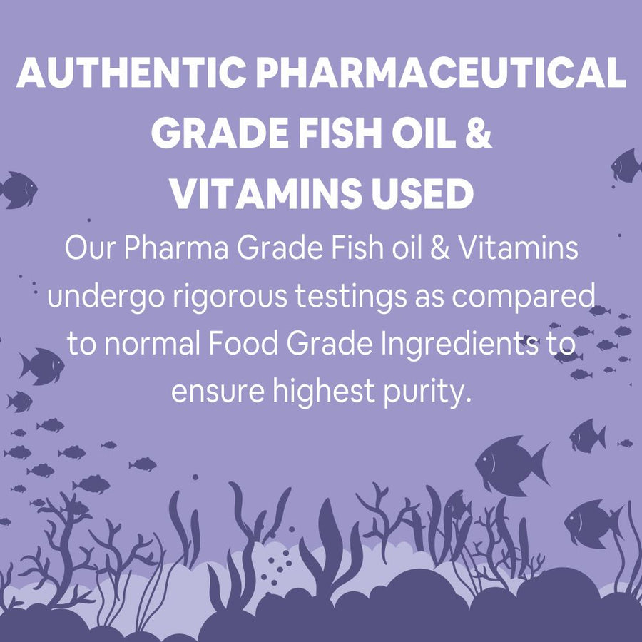 CF Omega 3 Fish Oil 2500mg (Omega 3 1500 mg; 900 mg EPA; and 600 mg DHA per serving) with Biotin, Vitamin D, Vitamin K2-MK7, Bone, Joint, Hair & Skin Blend Supplement – 60 Capsules