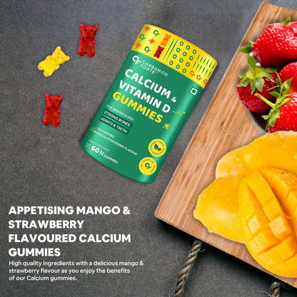 Carbamide Forte Calcium with Vitamin D Gummies - 60 Veg Gummies