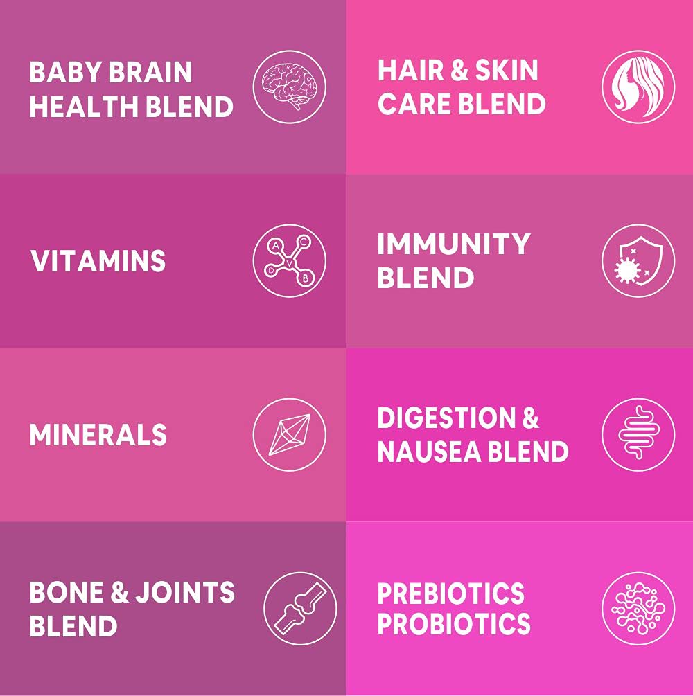 Carbamide Forte Veg Prenatal Multivitamin for Pregnancy with DHA 300mg