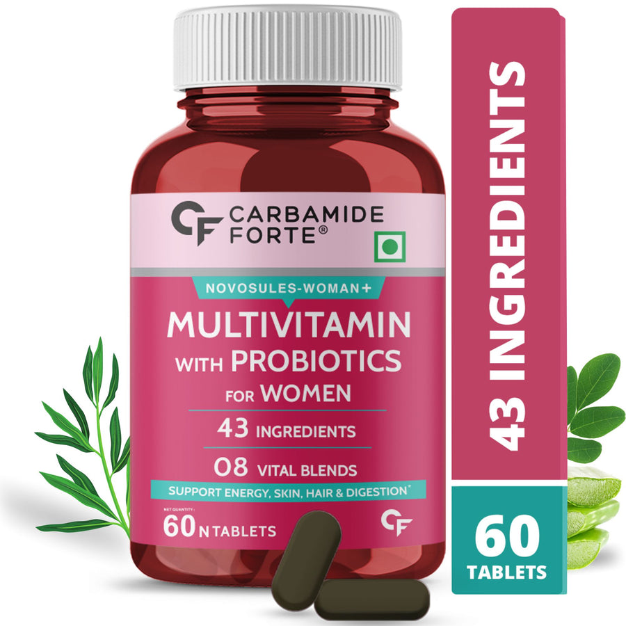 CF Multivitamins for Women Supplement - 43 Ingredients - 60 Tablets