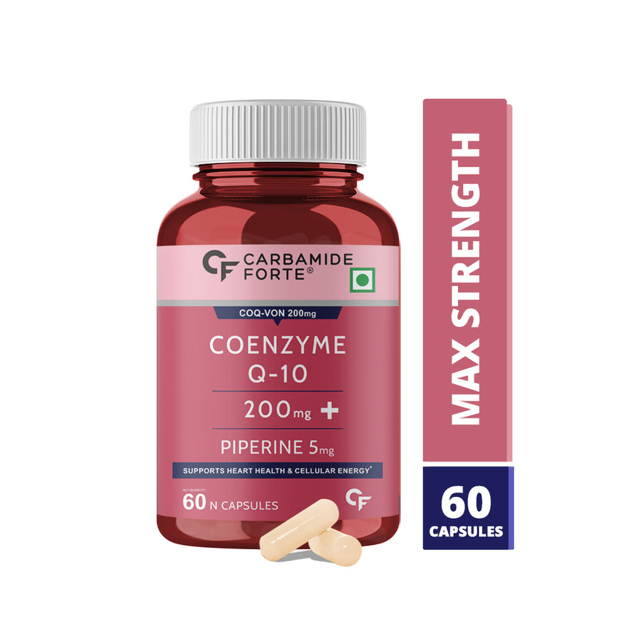 CF Coenzyme Q10 (CoQ10) 200mg with Piperine 5mg – 60 Capsules