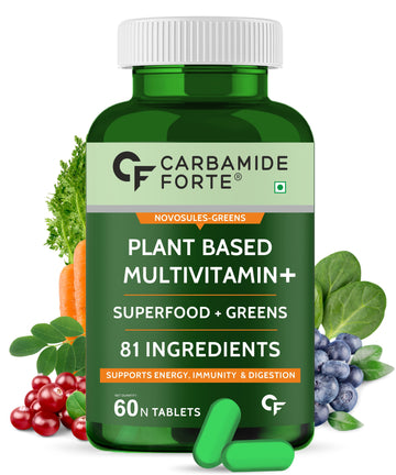 CF Organic Multivitamin supplements for Men & Women with Superfoods Advantage & 81 Ingredients - 60 Tablets