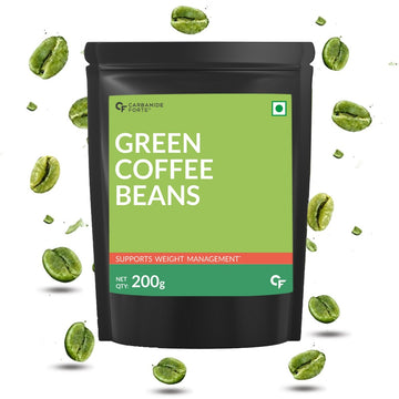 CF Green Coffee Beans - for Weight Loss with High CGA & High Caffeine | Unroasted Arabica Coffee Beans - 200g