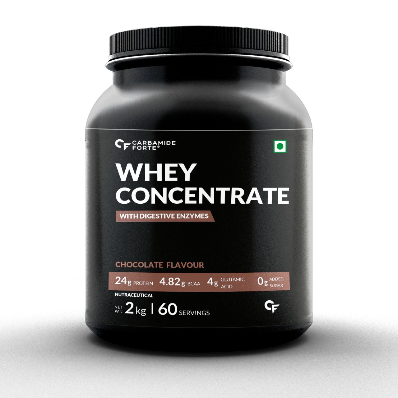 Carbamide Forte Whey Concentrate Protein Powder with Digestive Enzymes